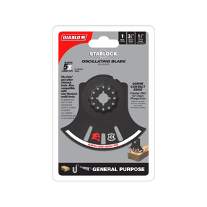 Diablo 92mm Starlock Bi-Metal Multi-Tool Blade For General Purpose 