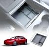 Tesla Model 3 Highland 2023-Onwards Premium Centre Console Front Organizer Tray Storage Box Grey