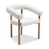 Florida Outdoor Fabric Dining Armchair Warm Oak Look
