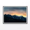 View of a Mountain Range  Print 100% Australian Made 90x60cm  (Poster)