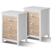 ALFORDSON 2x Bedside Tables Wood