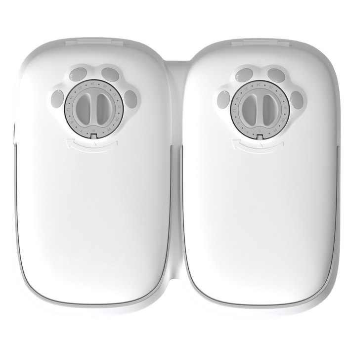 2 Meal Automatic Pet Food Feeder Timer for Dogs, Puppies & Cats
