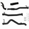 Ignite Exhausts Turbo Back For Holden Rg Colorado 2.8l 3" Cat & Hotdog Black Aluminised Steel