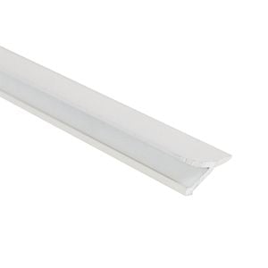 QEP 16mm x  2.5m White T-Cover Tile Trim