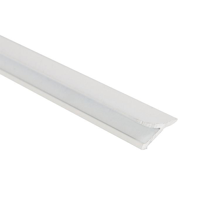 QEP 16mm x  2.5m White T-Cover Tile Trim