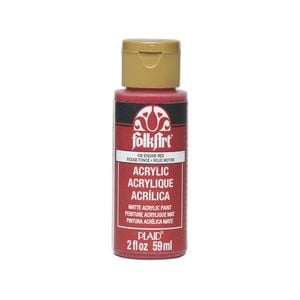 Plaid 59ml Engine Red FolkArt Premium Acrylic Paint