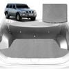 6D Diamond Car Boot Mat for Nissan Patrol Y61 SUV (Y61/GU)1997-2016-Cargo Mat-Grey-Outback GT