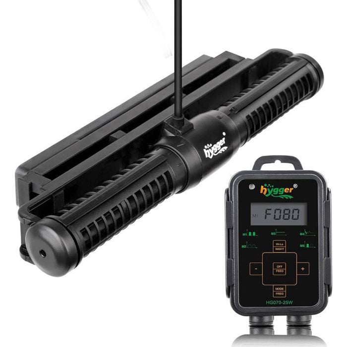 Hygger Cross-flow Wave Pump 25W - Black - Black | One size | HG-070-25W