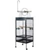 Yes4pets 174 Cm Large Bird Budgie Cage Parrot Aviary With Metal Tray And Wheel