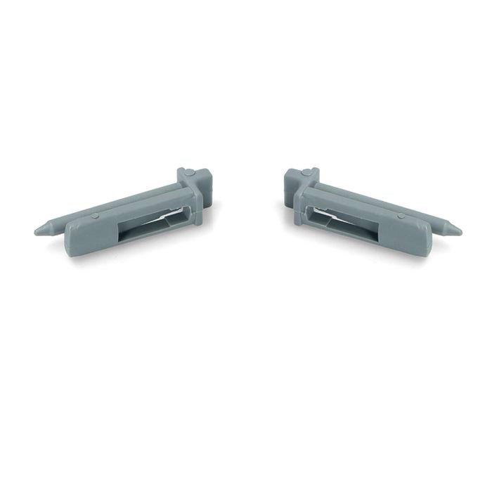 X2 Dishwasher Upper Basket Rear Rail End Pins Set - 765550381. Suits Smeg