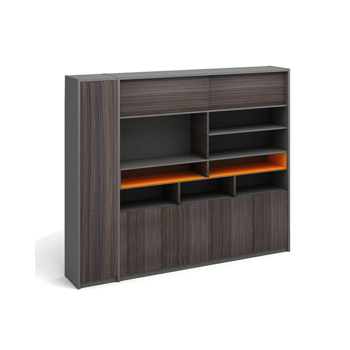 Modern Furniture RADDIX 240x198cm Display Unit - Brown