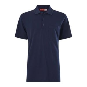 Hard Yakka Men's Navy Short Sleeve Polo - Size M