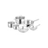 Pyrolux Radius 85 Cookware 6 Piece Set 18/10 Stainless Steel Pans Casserole