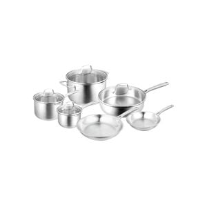 Pyrolux Radius 85 Cookware 6 Piece Set 18/10 Stainless Steel Pans Casserole