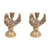 2PK LVD Candle Holder Bird Decorative Home Decor Ornament Statue 12x16.5cm