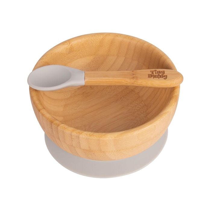 Tiny Dining Children's Bamboo Bowl & Soft Tip Spoon