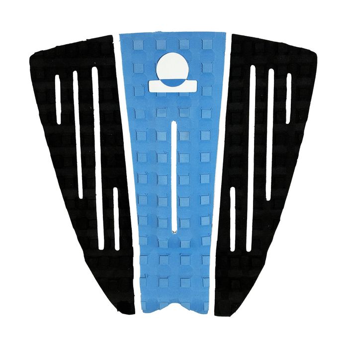 Summer vibes 3-Piece Surfboard Tail Pad / Deck Grip / Traction - Blue Black