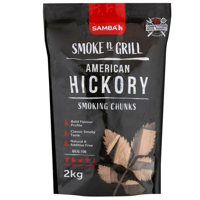 Samba 2kg Smoke'n'Grill Hickory Smoking Chunks