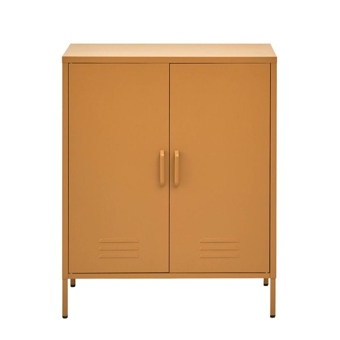 Artiss Buffet Sideboard Metal Cabinet - Sweetheart Yellow