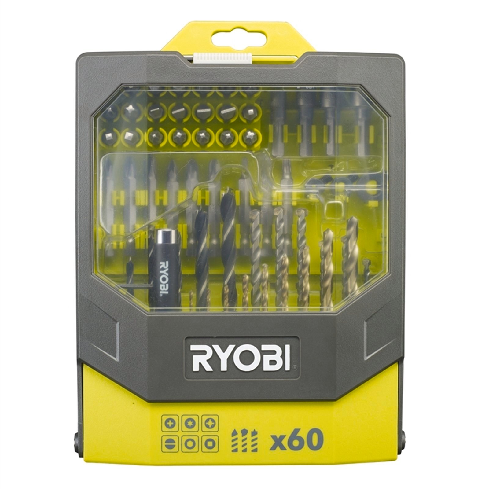 Bunnings Ryobi 60 Piece Drill and Drive RDD60PCS Set PriceGrabber