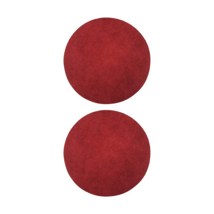 2pk Glomesh Thinline Denib Pad For Denibbing Wooden Floor Wine 400mm