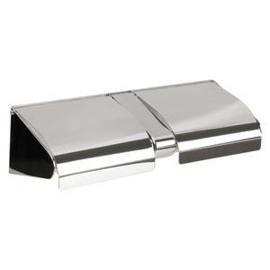 Metlam Australia Polished Stainless Steel Double Toilet Roll Holder