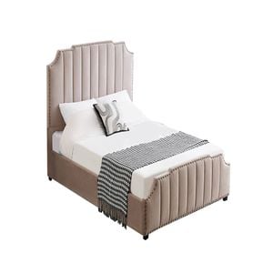 Elegant Collections Champagne Santosa Queen Bed