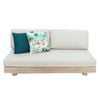 Los Angeles Bench 2 Seater Off White Royal Sand