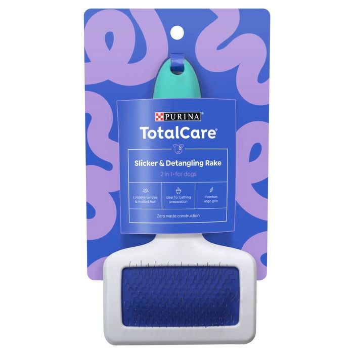 Purina Total Care Slicker And Detangle Rake