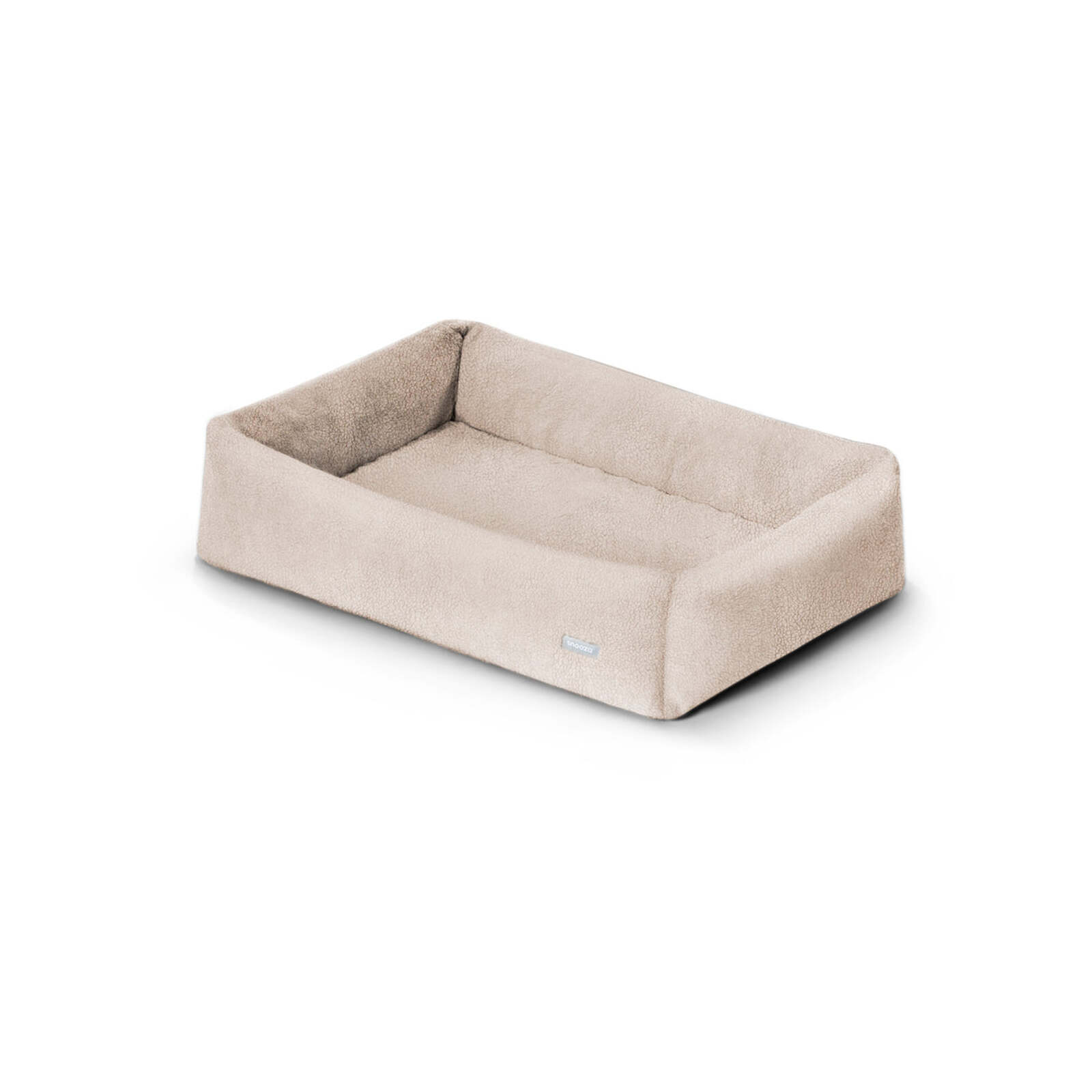 Snooza Soft Touch Snuggler Teddy Oat Medium Dog Bed