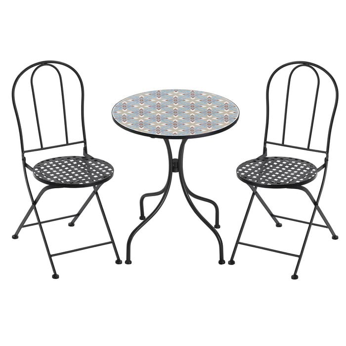 Marquee 3 Piece Mosaic Tile Bistro Setting