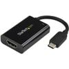 Startech.com Usb C To Hdmi 2.0 Adapter 4k 60hz With 60w Power Delivery Pass-through Charging