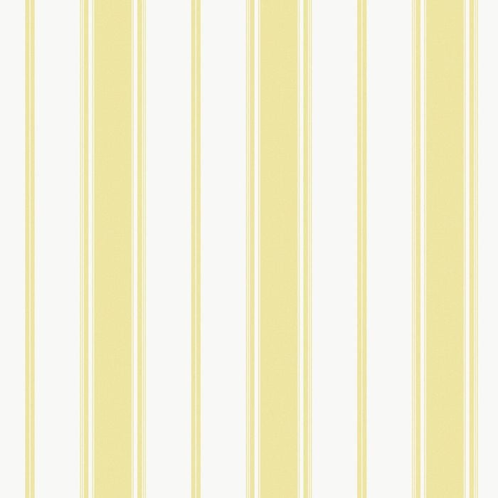 Heritage Stripe Yellow Wallpaper G68069,10m x 53cm