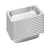 SOGA 12X 1/3 GN Pans Stainless Steel 6.5cm Deep