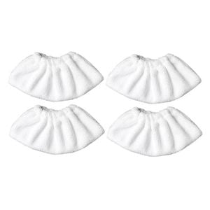 iDeer Life [4 Pack] Steam Cloth Pocket Pads Compatible with Karcher SC 2/3/4/5