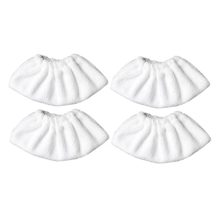 iDeer Life [4 Pack] Steam Cloth Pocket Pads Compatible with Karcher SC 2/3/4/5