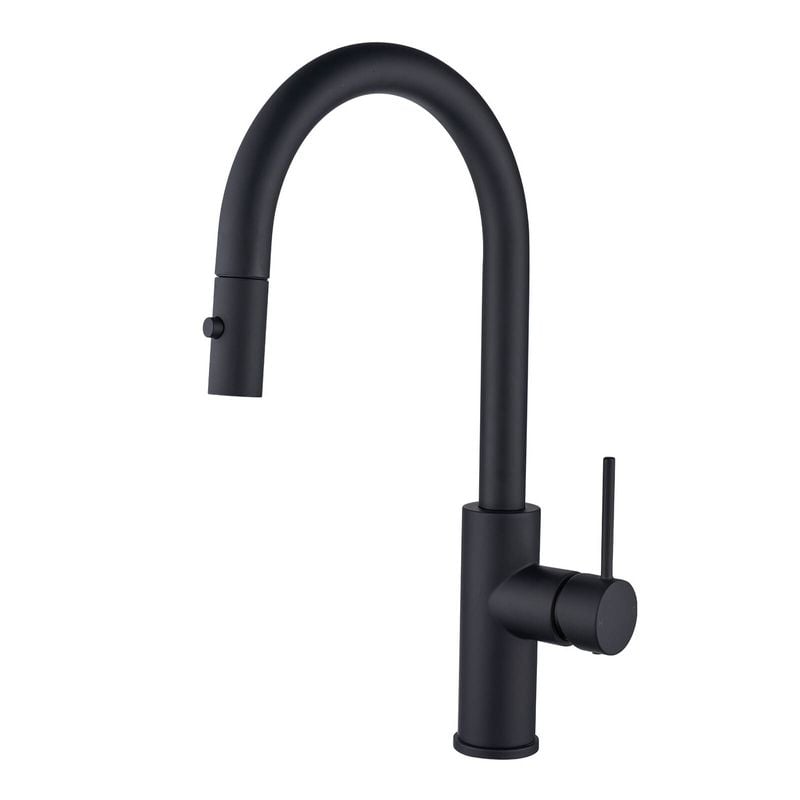 Resonance 35mm Matte Black Multi-Function Sink Mixer WELS 5 Star 6L/min