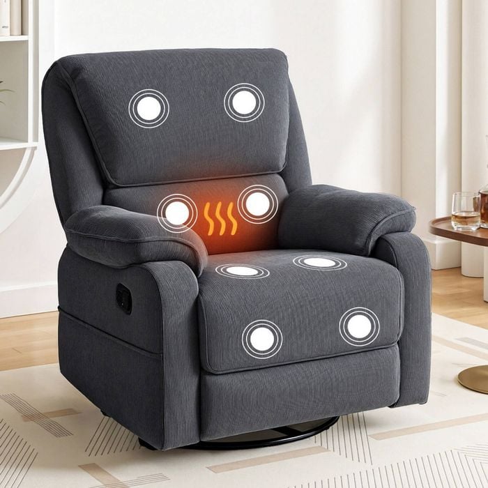 Artiss Massage Recliner Chair 360 Swivel