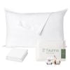 FAUNNA 100% Cotton Pillow Protectors Queen 2pcs