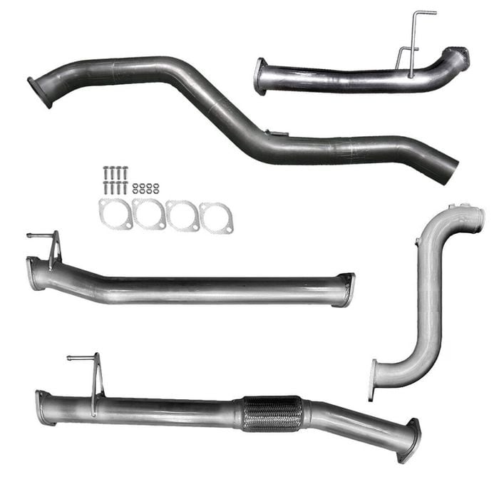 Ignite Exhausts Turbo Back For Isuzu D-max 4jj3 No Cat & Straight Pipe Raw Aluminised Steel
