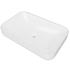 New England Joinery 600mm White Gloss Rome Basin