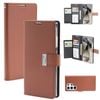 Goospery Rich Diary for Galaxy S24 Ultra - Brown