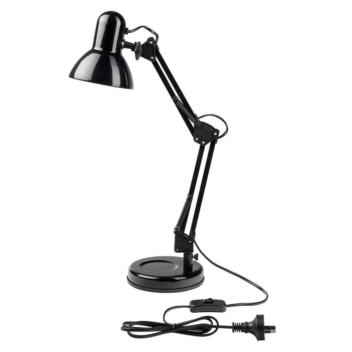Brilliant 50cm XL Black Flexi Lloyd Desk Lamp
