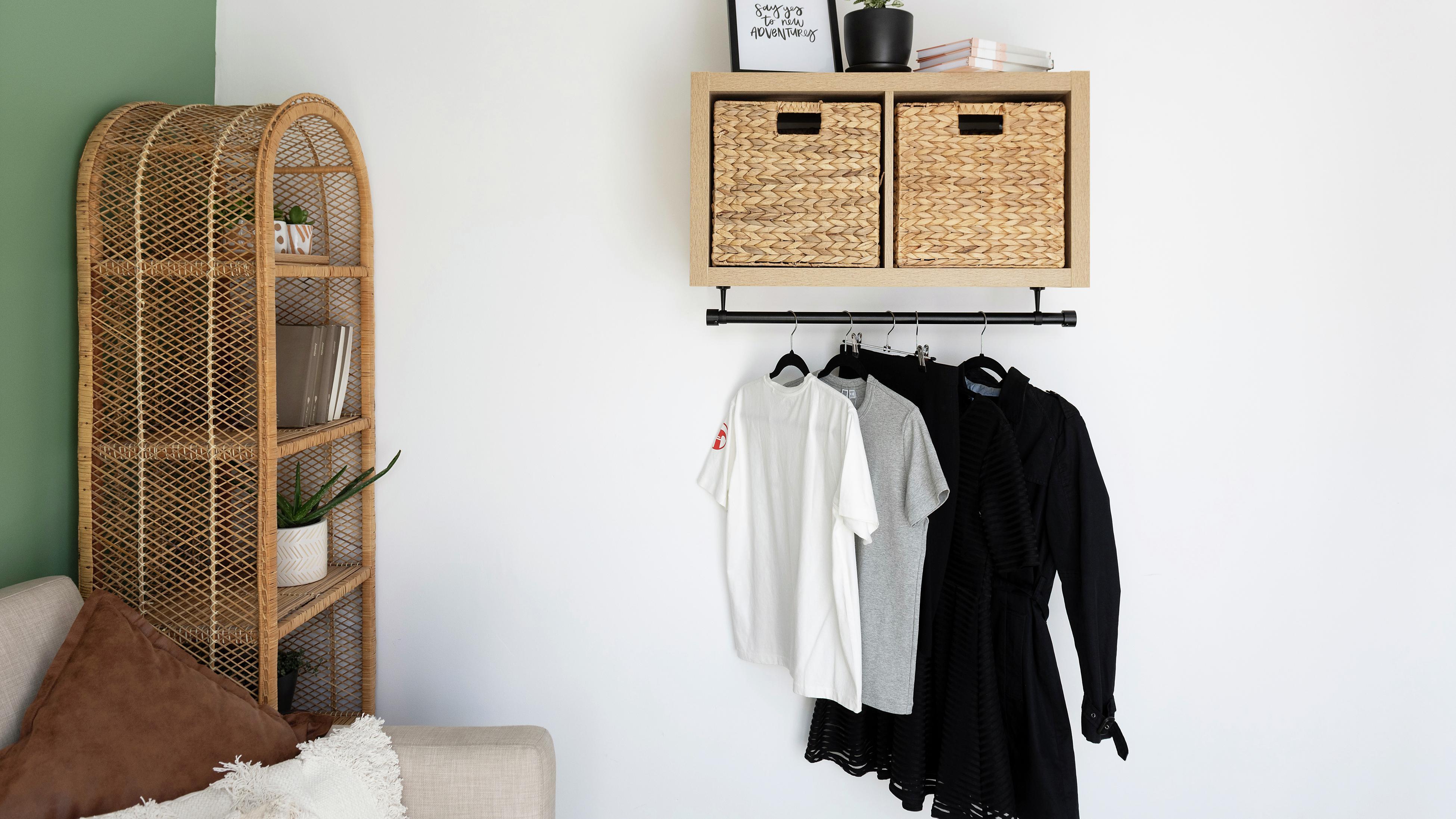 How To Hang A Clothes Rail Bunnings Australia