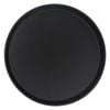Argon Tableware Round Serving Tray - 40.5cm Reusable Non Slip Stackable Rubberized Surface Platter Food Drinks Tray