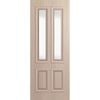 Woodcraft Doors 2040 x 820 x 40mm Colonial GL Frost Safety Entrance Door