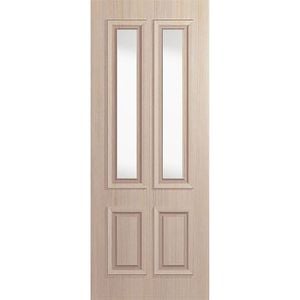 Woodcraft Doors 2040 x 820 x 40mm Colonial GL Frost Safety Entrance Door