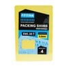 Titan 5 x 150 x 100 mm 4 Piece Yellow Shim Packing