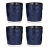 4PK Ladelle Halo Porcelain 9cm/350ml Tumbler - Midnight
