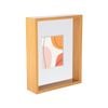 Nicola Spring 8" x 10" 3D Deep Box Photo Frame with White 4" x 6" Mount